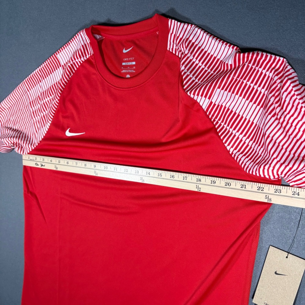 Nike Soccer Academy+ Dri-FIT Slim Fit Men's X-Large Top Red‎ - Picture 5 of 6